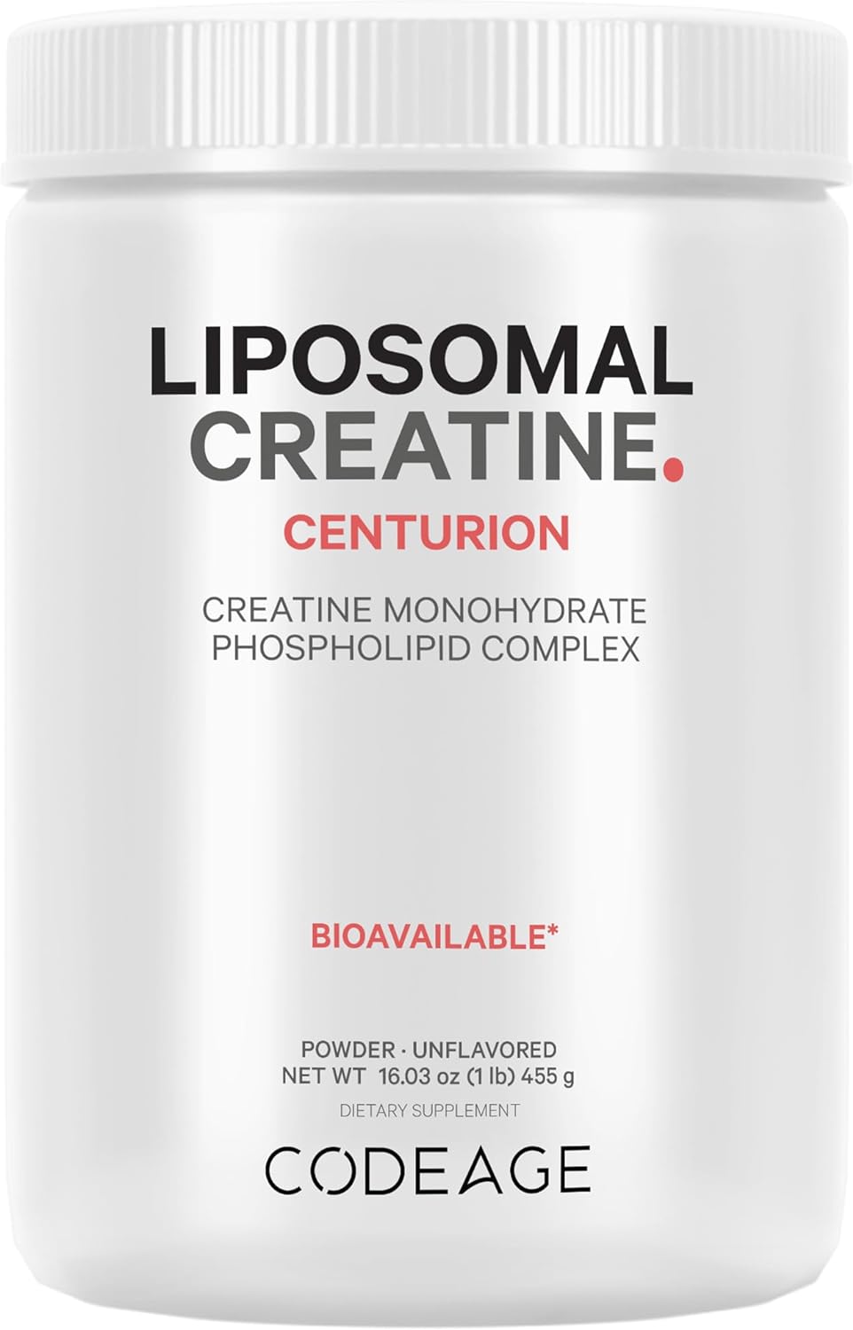Codeage Liposomal Creatine Monohydrate Powder Supplement